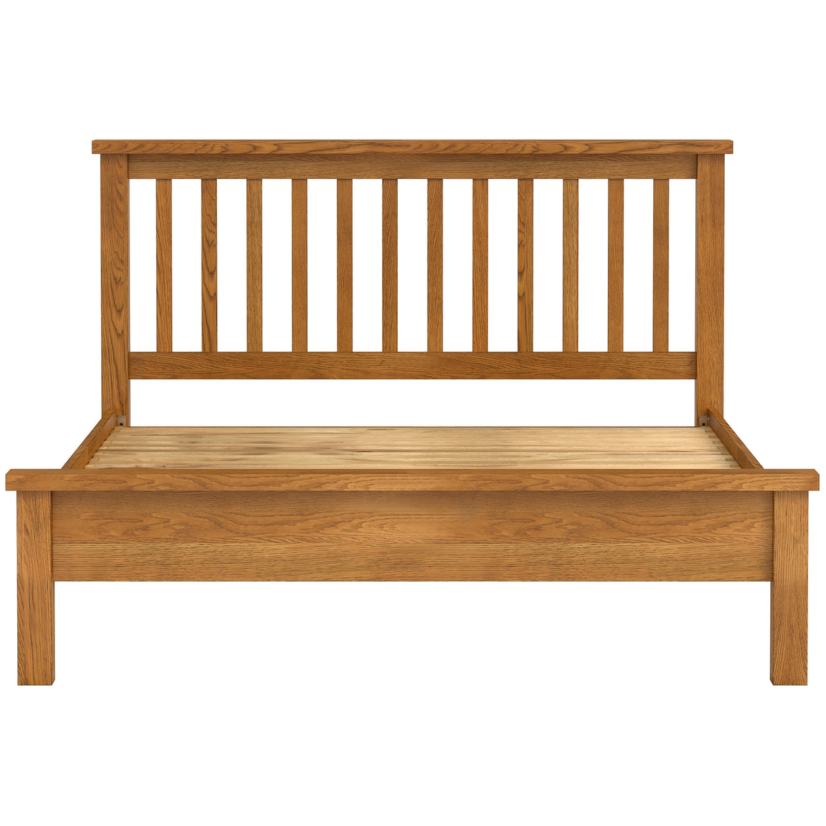 Drayton Rustic Oak Bed - Bridgnorth Furniture