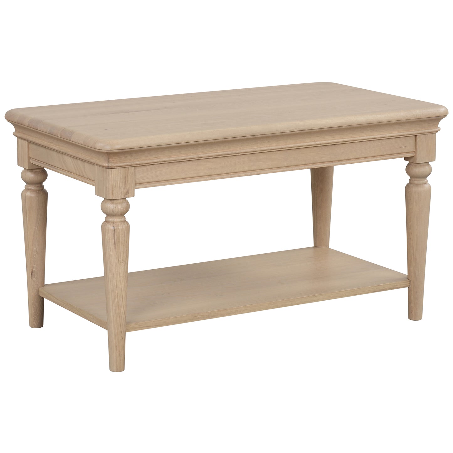 Stretton Oak Coffee Table with Shelf - Bridgnorth Furniture