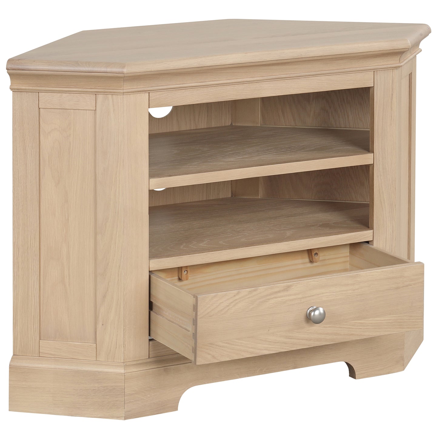 Stretton Oak Corner TV Unit - Bridgnorth Furniture