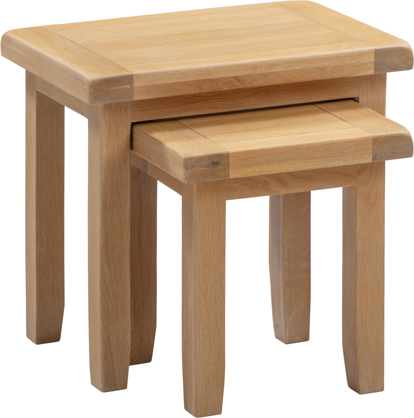 Highley Oak Nest Of Tables - Bridgnorth Furniture