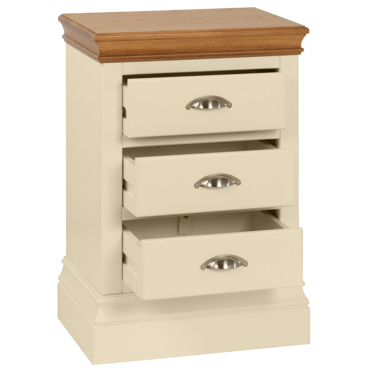 Albrighton 3 Draw Bedside - Bridgnorth Furniture