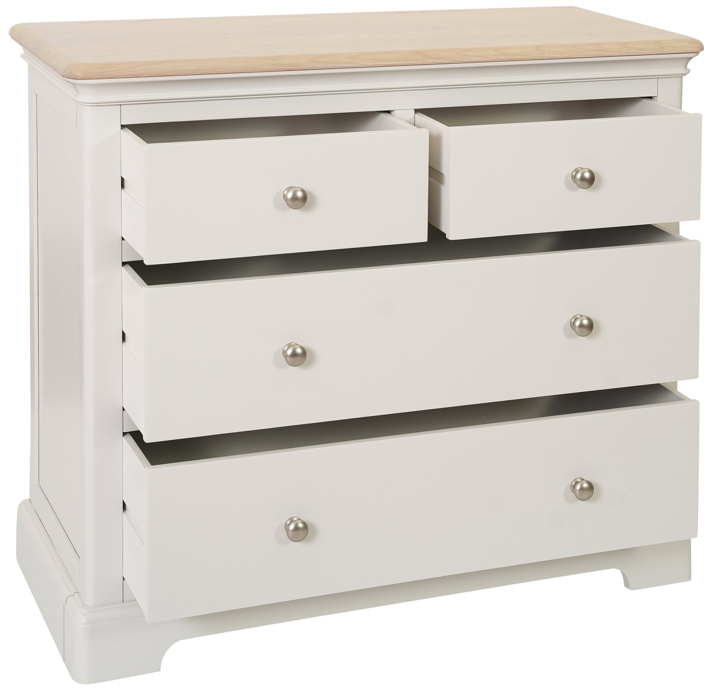 Stretton Painted Oak 2 + 2 Chest - Bridgnorth Furniture