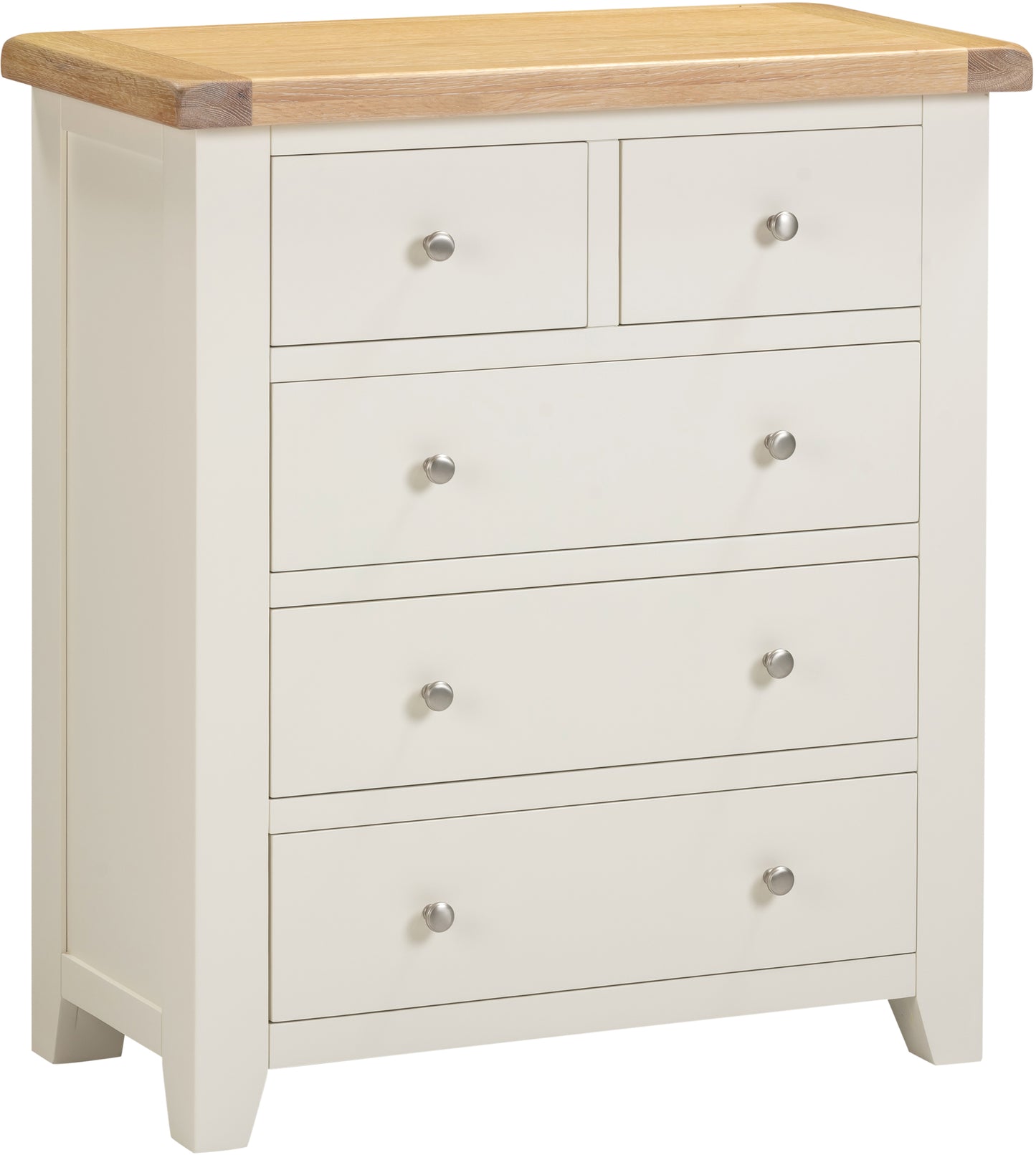Highley Painted Oak 2 Over 3 Chest - Bridgnorth Furniture