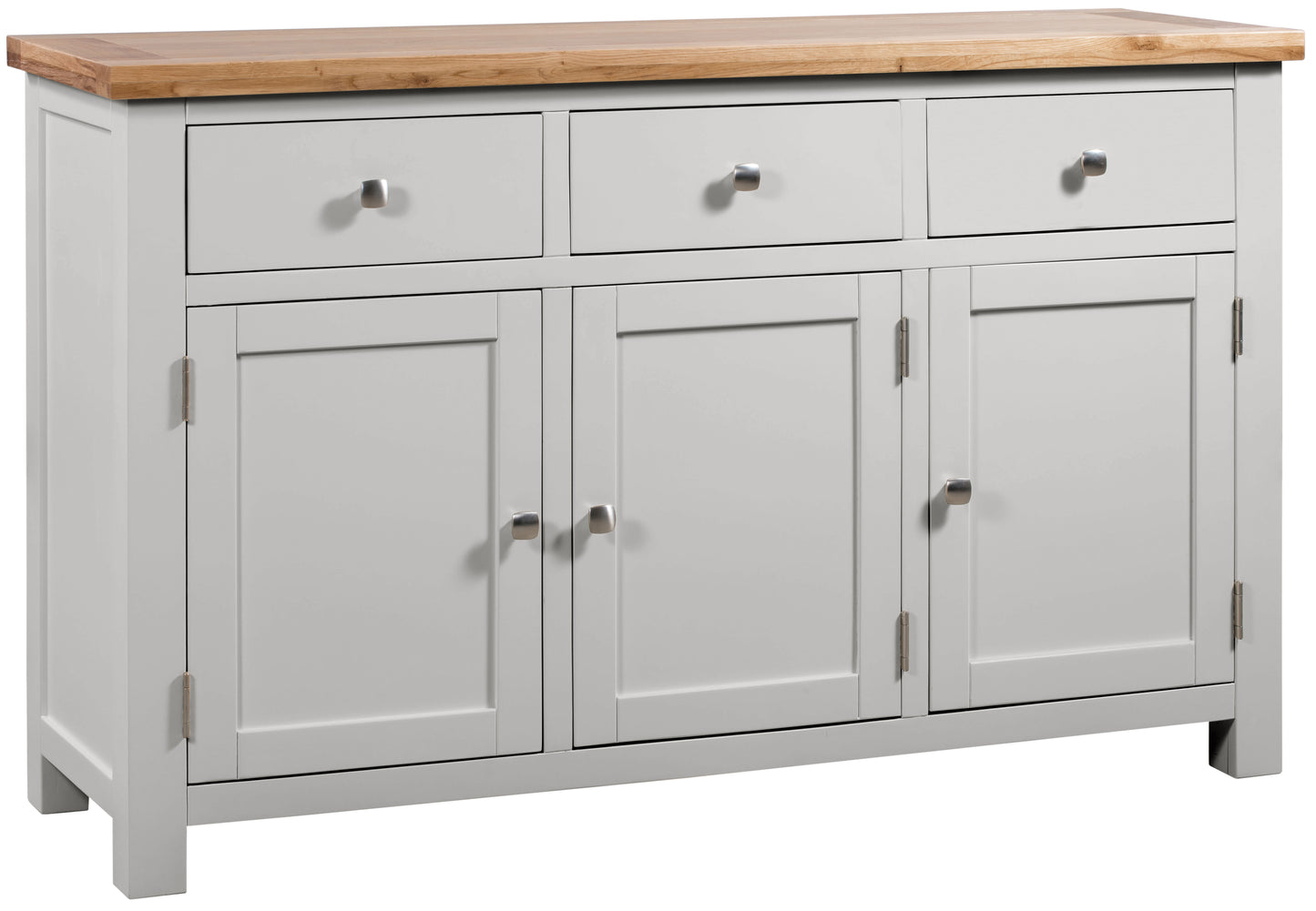 Drayton Painted 3 Door Sideboard - Bridgnorth Furniture