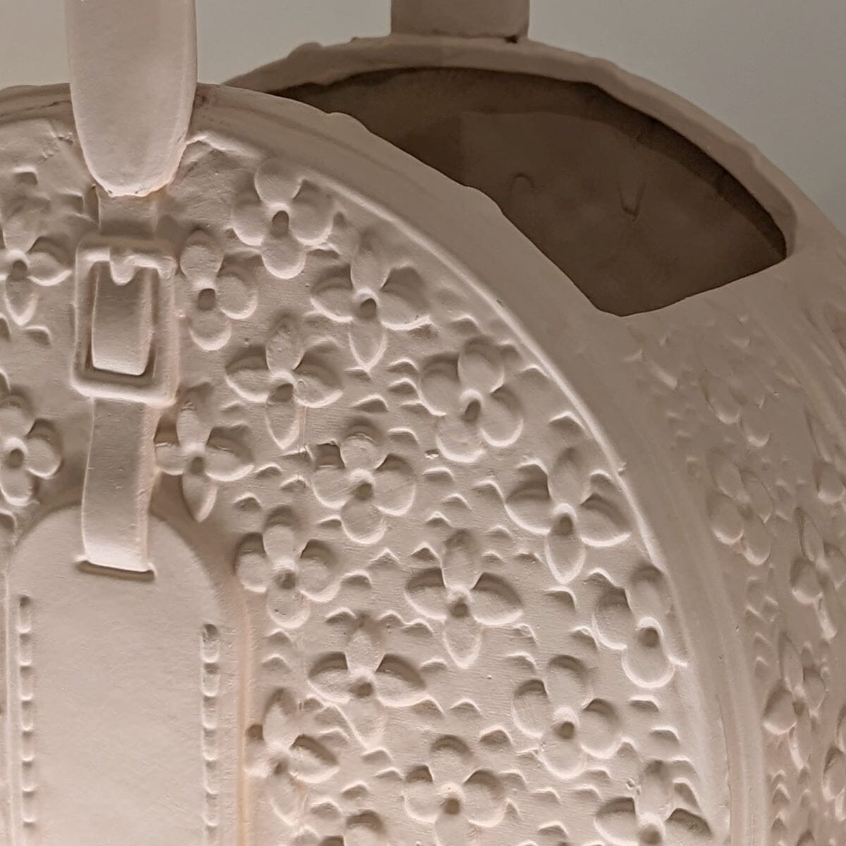 Cecilia Beige Designer Inspired Rounded Handbag Ornament - Bridgnorth Furniture