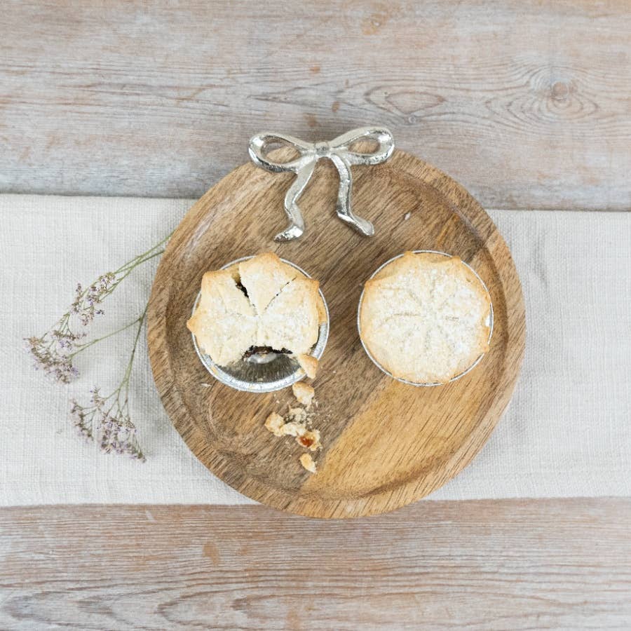 Round Tray with Bow, 21cm