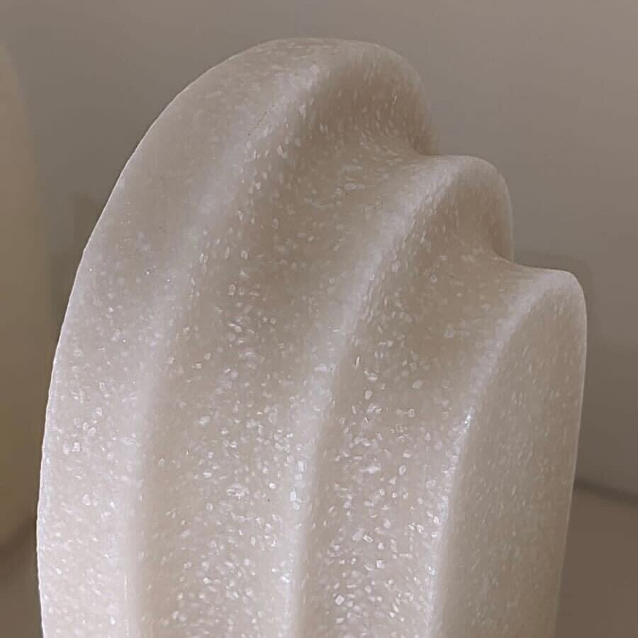 Delaney White Marble Effect Set of 2 Bookends - Bridgnorth Furniture