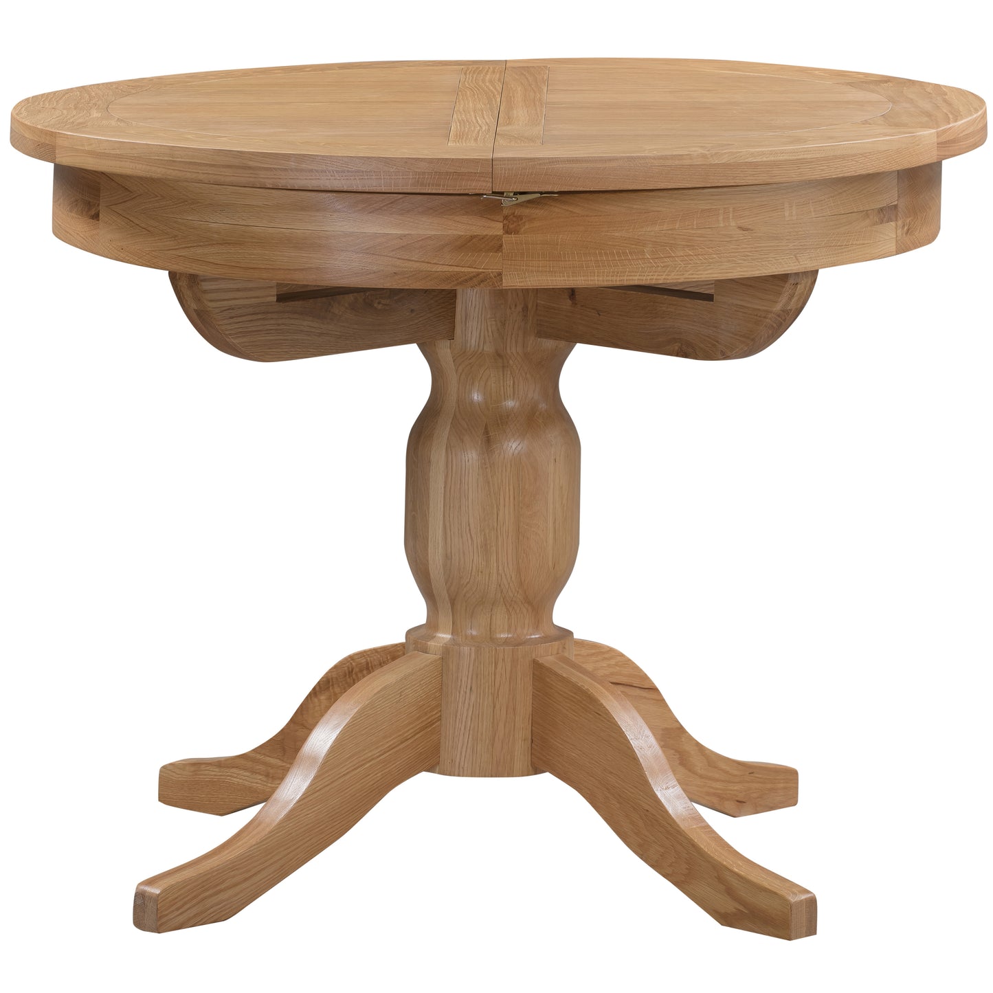 Ludlow Oak Round Extending Table - Bridgnorth Furniture