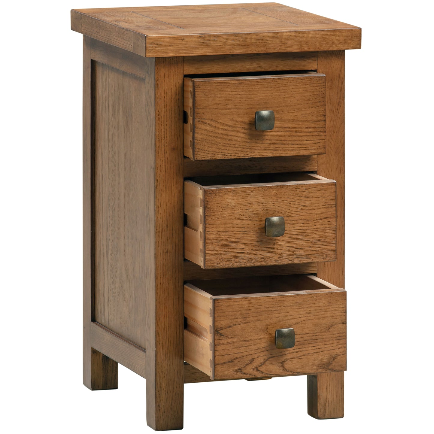 Drayton Rustic Compact Bedside - Bridgnorth Furniture