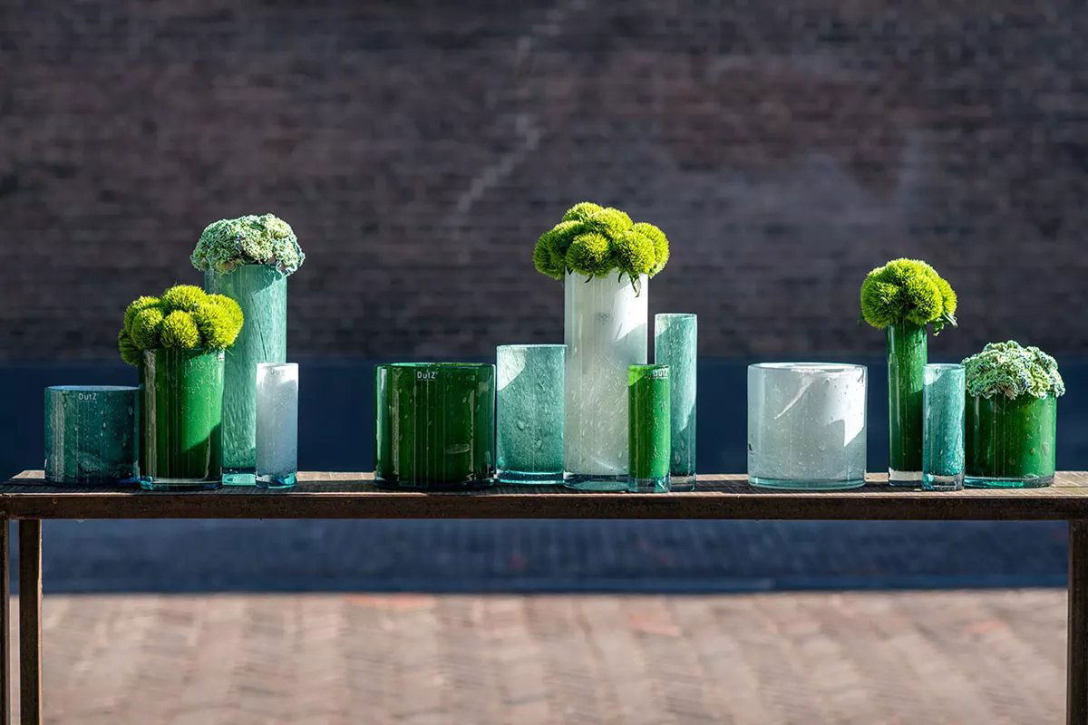 CYLINDER 6 Vase - H18 D18 cm - WHITE Colour by DutZ - Bridgnorth Furniture