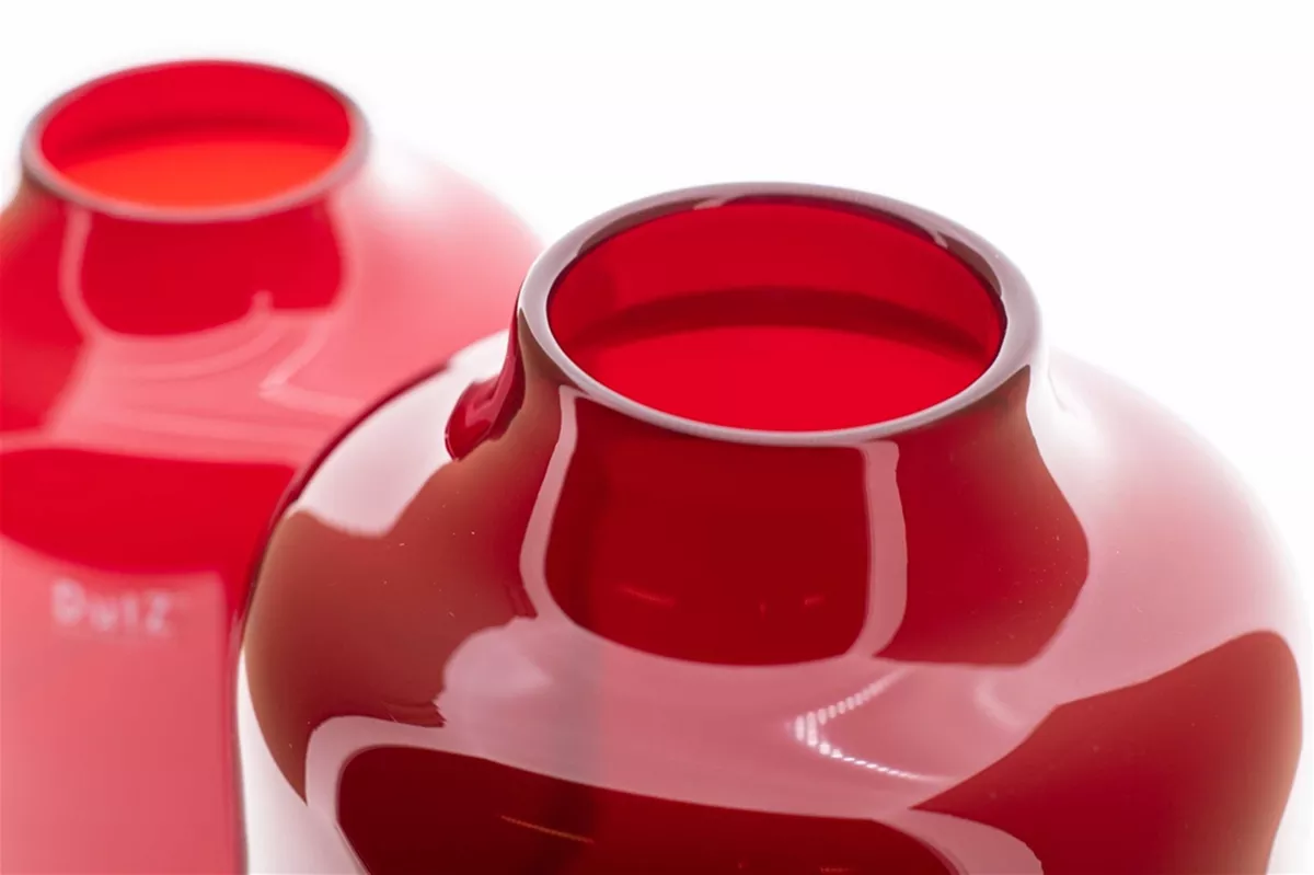 VASE TISZA - RED Colour by DutZ - Bridgnorth Furniture