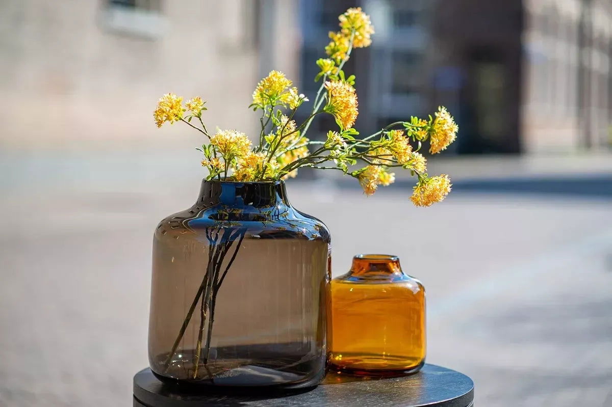 VASE TISZA - SMOKY BROWN Colour by DutZ - Bridgnorth Furniture