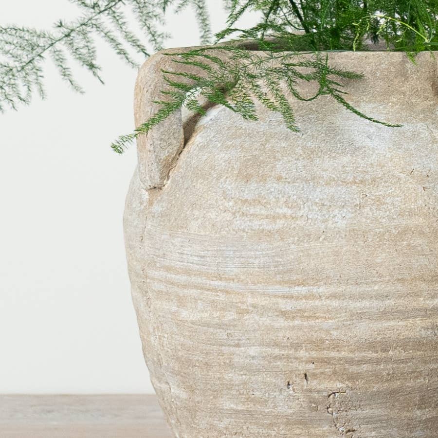 Stone Medora Vase, 21.5cm - Bridgnorth Furniture