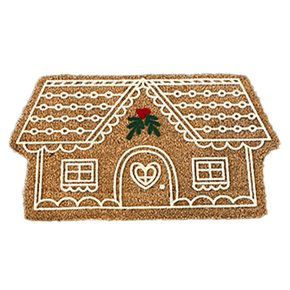 Gretel Festive Christmas Gingerbread House Doormat - Bridgnorth Furniture