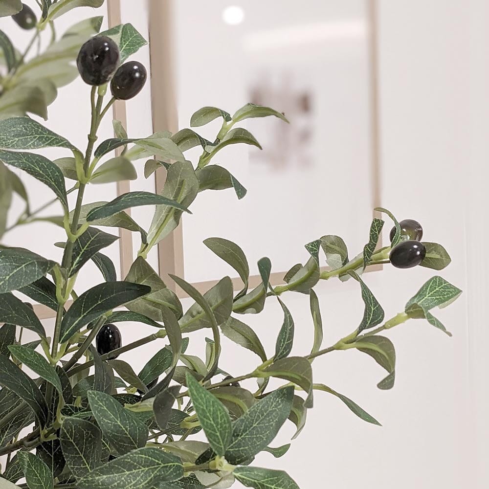 Set of 2 Faux Potted Olive Trees - Bridgnorth Furniture