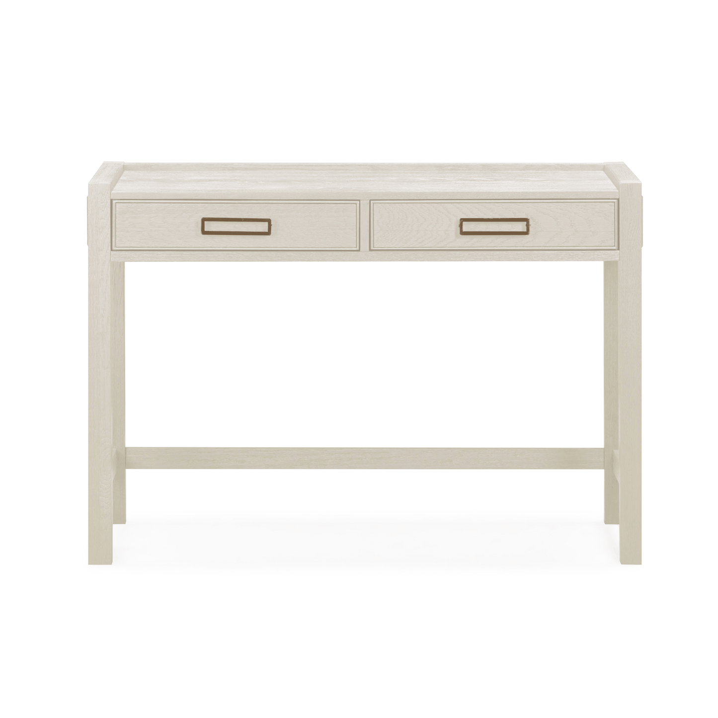 Soho Cream Oak Veneer 2 Drawer Dressing Table - Bridgnorth Furniture
