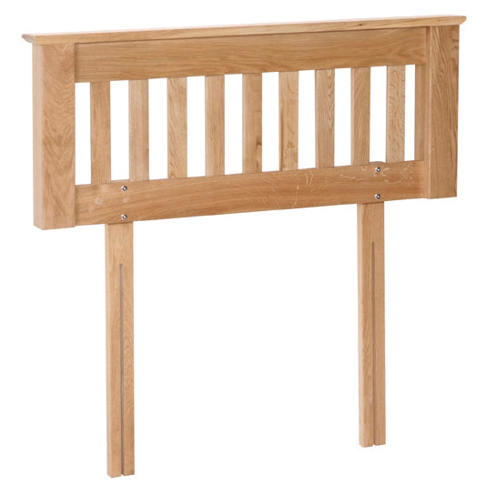 Contemporary Oak 4'6" HEADBOARD
