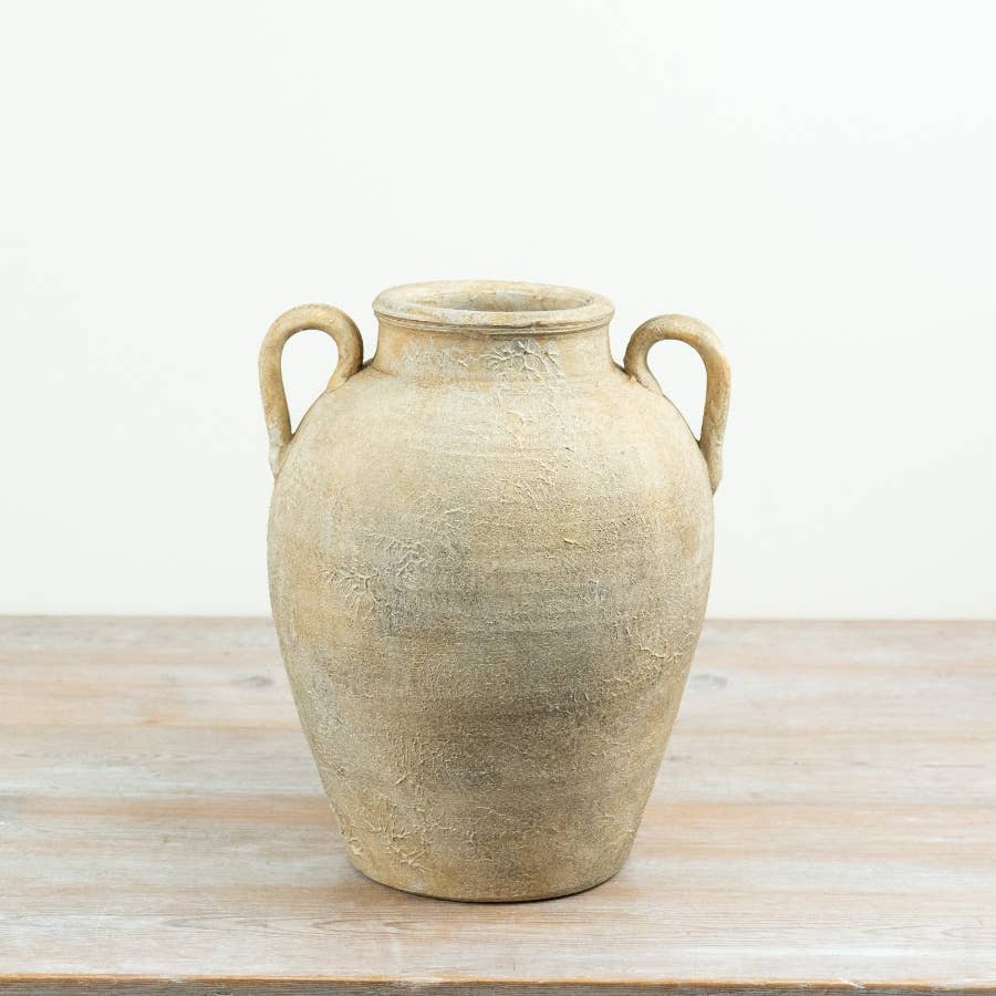 Gavi Vase with Handles  32cm - Bridgnorth Furniture