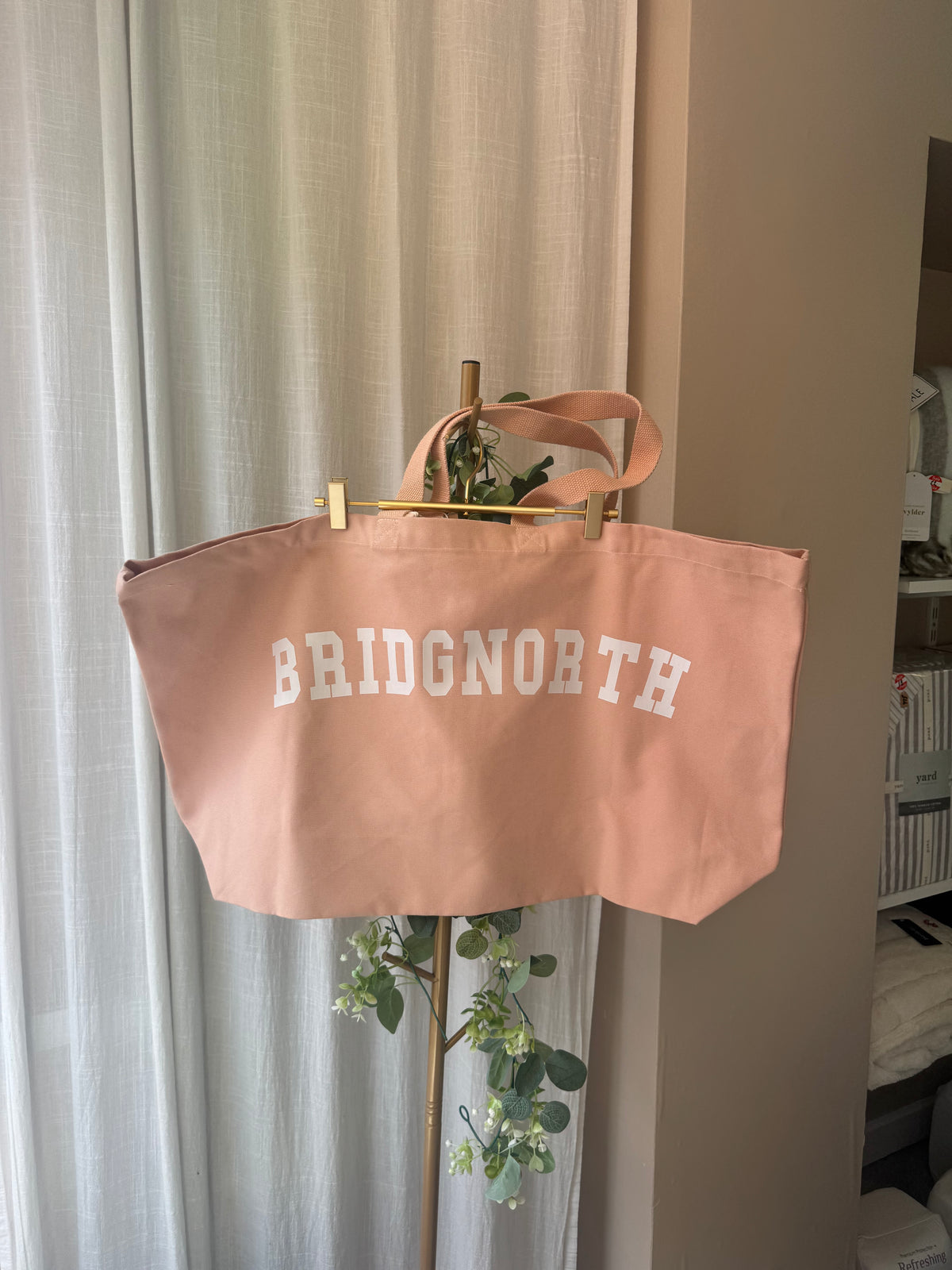 Oversized Tote | Custom Bridgnorth Tote | Organic Tote Bag