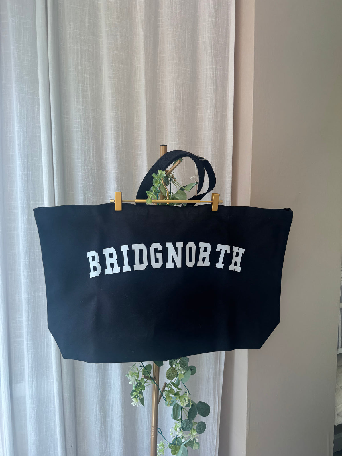 Oversized Tote | Custom Bridgnorth Tote | Organic Tote Bag