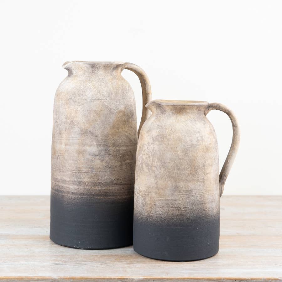 Tall Terracotta Oti Vase, 32.5cm - Bridgnorth Furniture