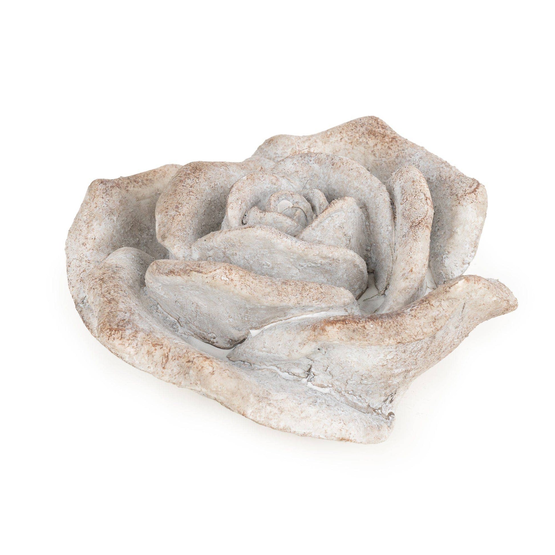 Small Stone Resin Rose - Ornament - Bridgnorth Furniture