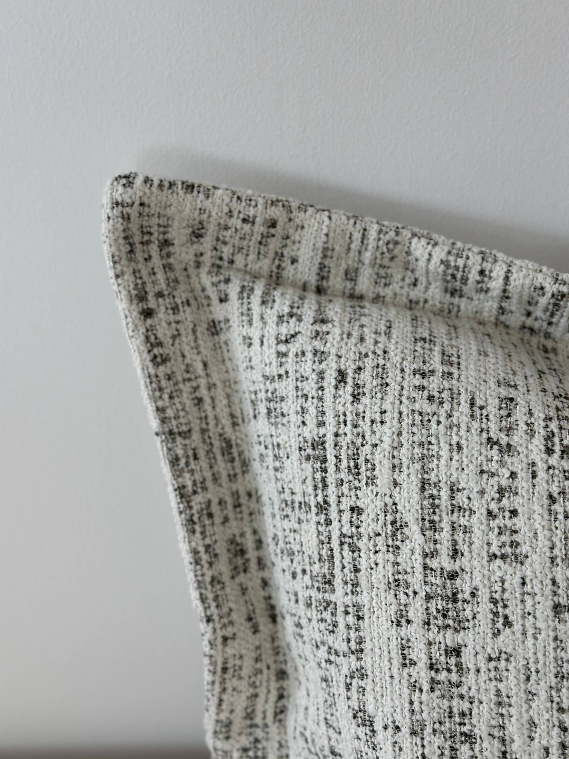 Eve Olive & Cream Boucle Cushion 45x45 - Bridgnorth Furniture