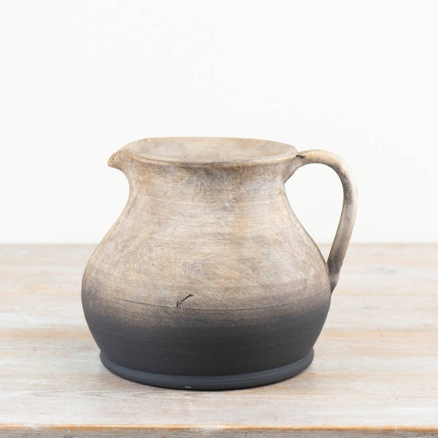 Oti Terracotta Jug Vase, 21.5cm - Bridgnorth Furniture