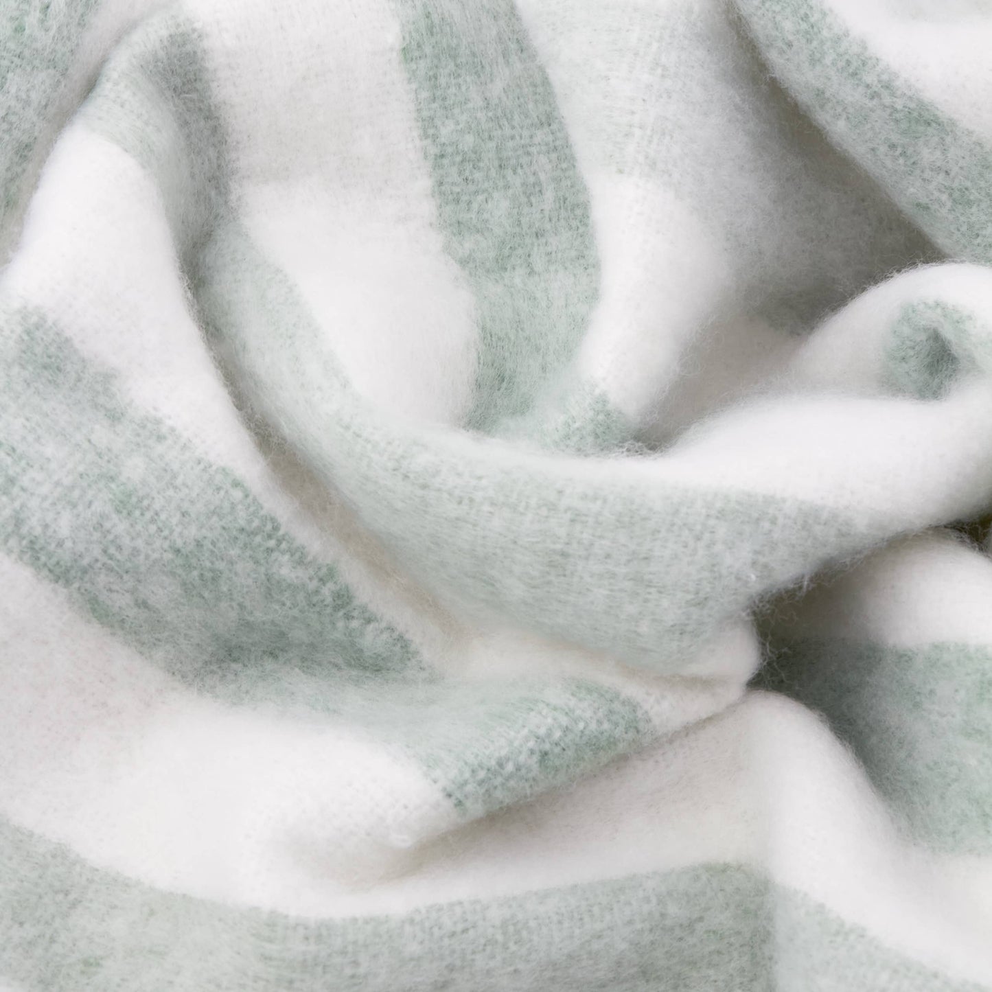 Beechwood Woven Stripe Throw Moorland Green - Bridgnorth Furniture
