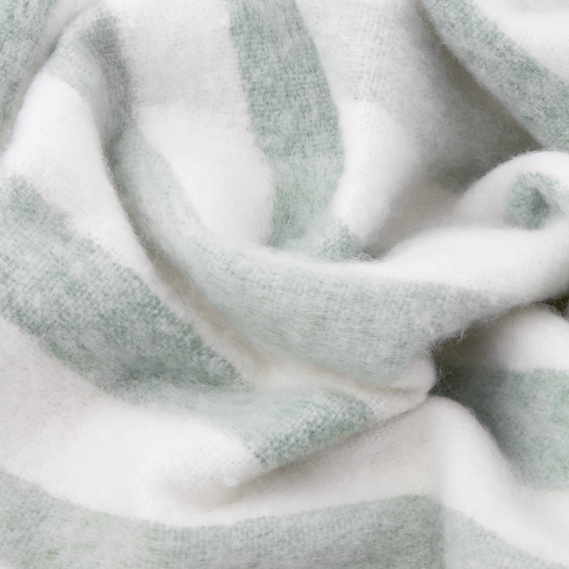 Beechwood Woven Stripe Throw Moorland Green - Bridgnorth Furniture