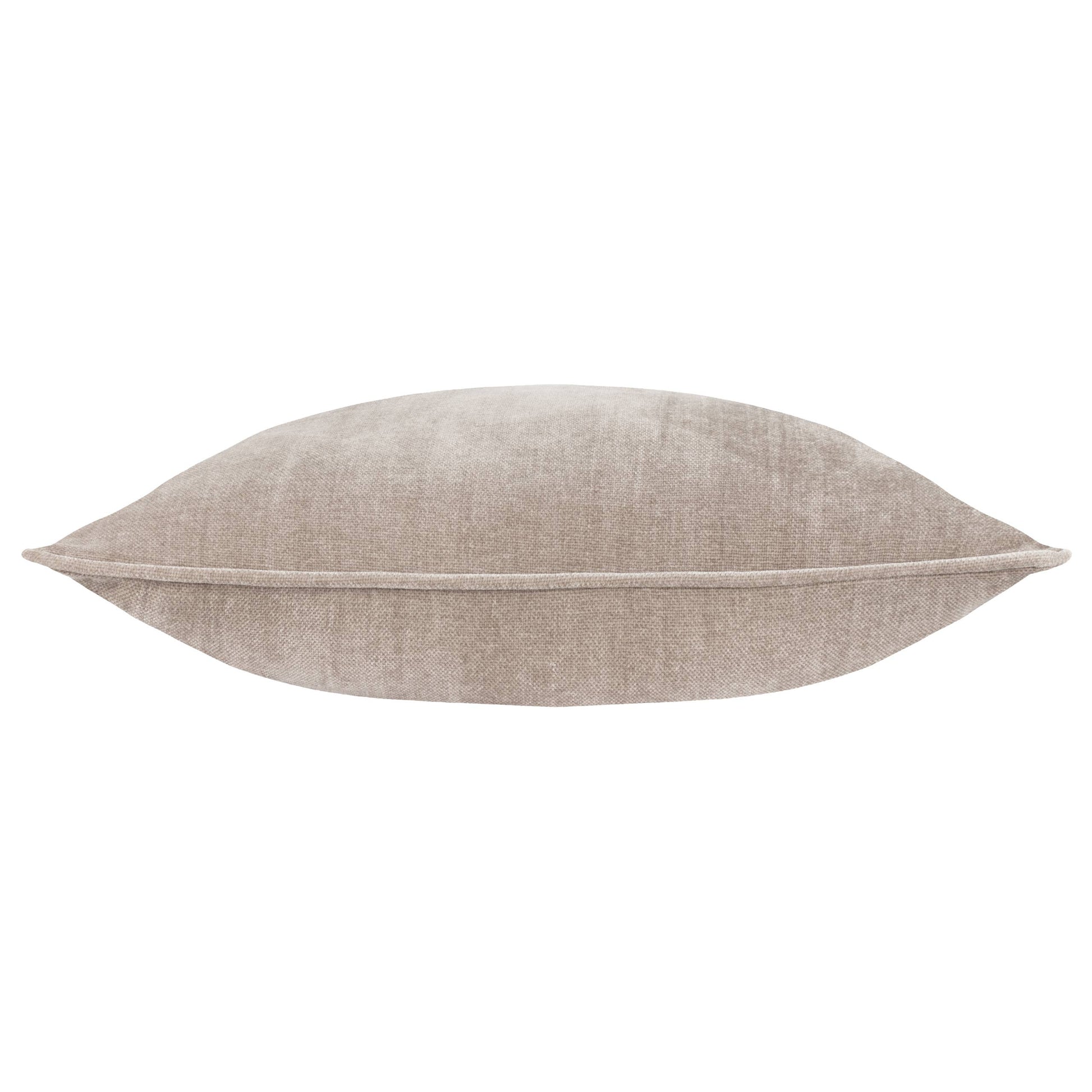 Heavy Chenille Cushion Greige - Bridgnorth Furniture