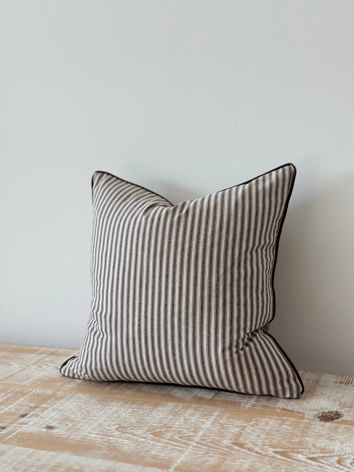 Florence Dark Brown Stripe - 45x45 cm - Bridgnorth Furniture