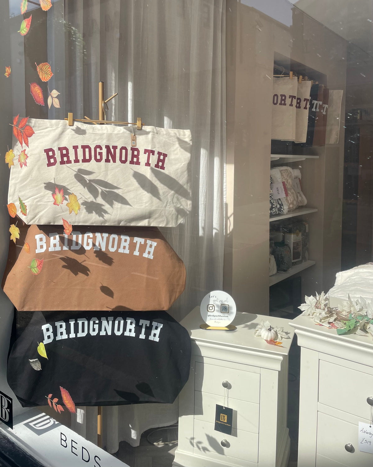Oversized Tote | Custom Bridgnorth Tote | Organic Tote Bag