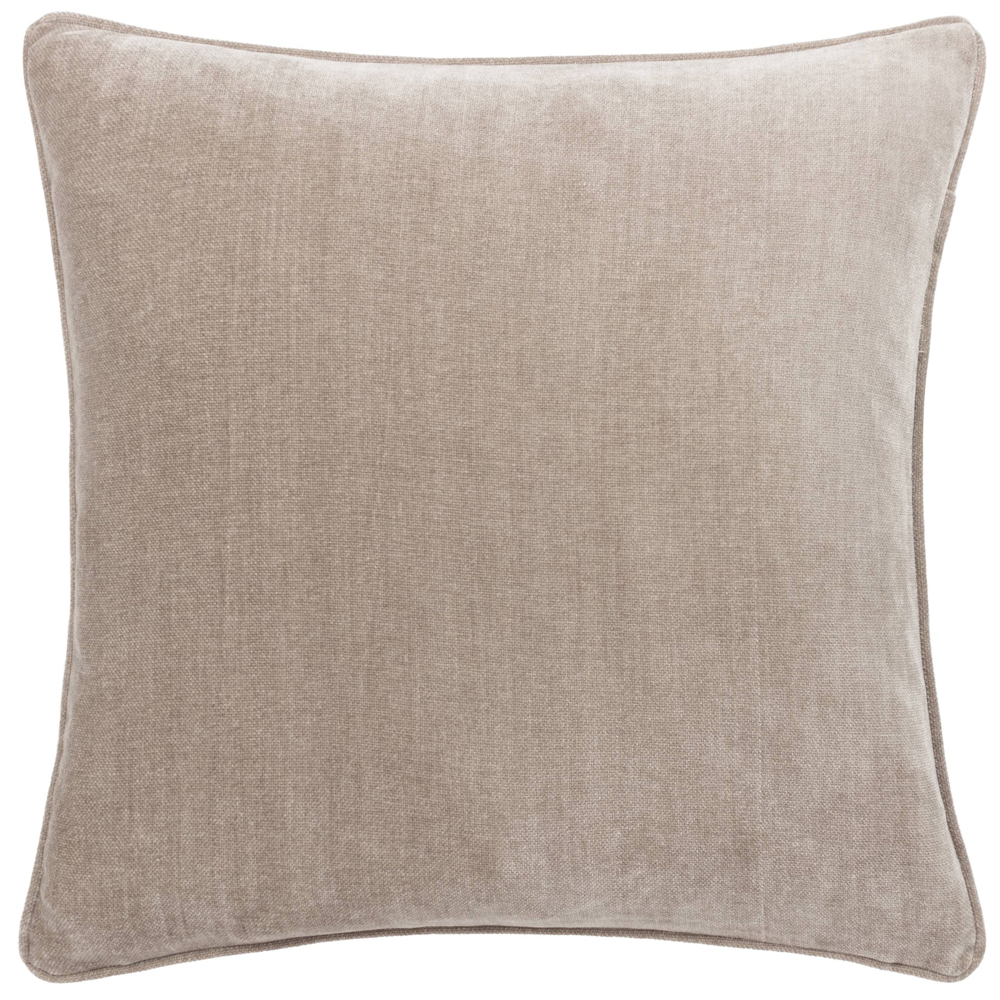Heavy Chenille Cushion Greige - Bridgnorth Furniture