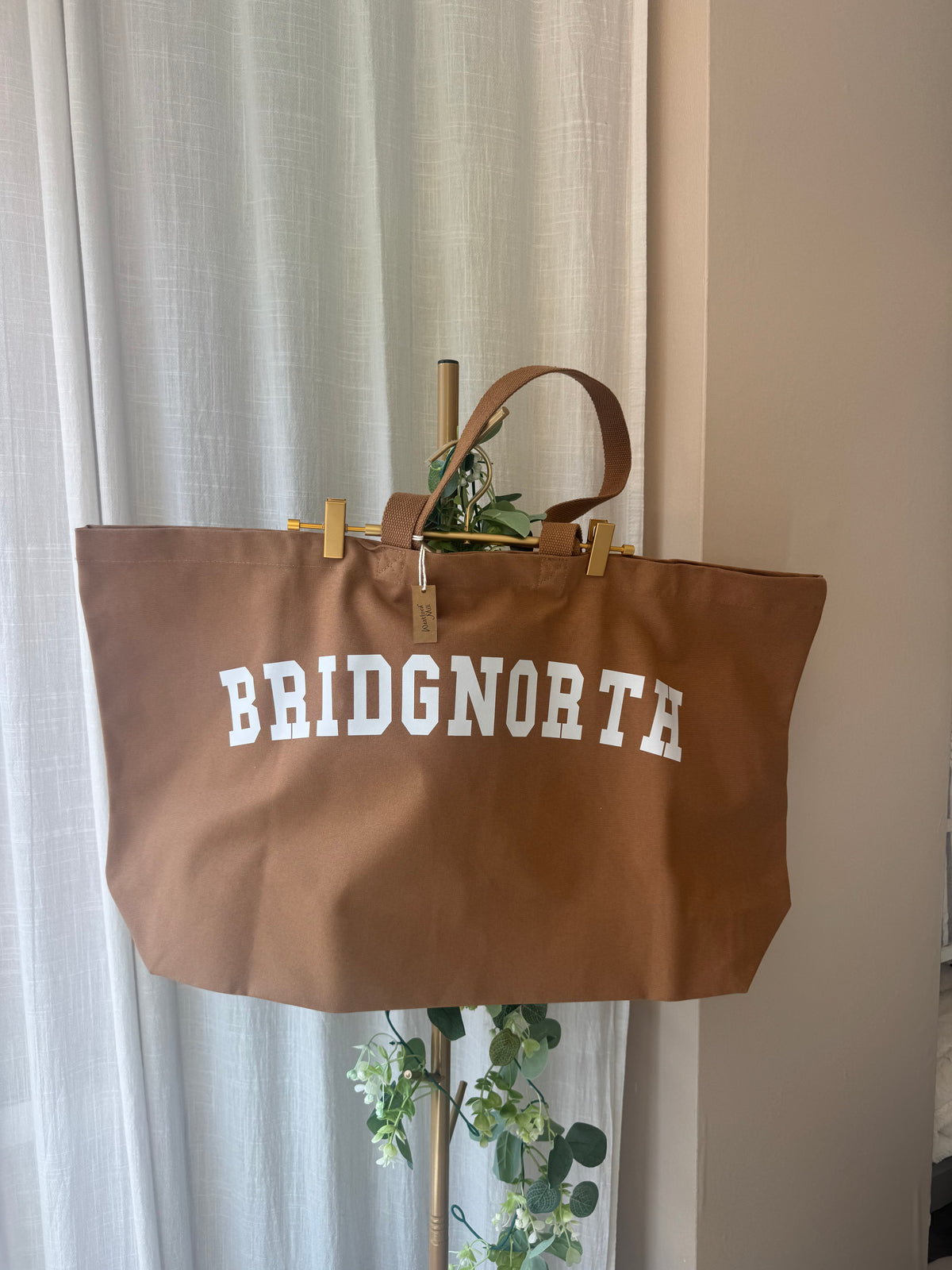 Oversized Tote | Custom Bridgnorth Tote | Organic Tote Bag