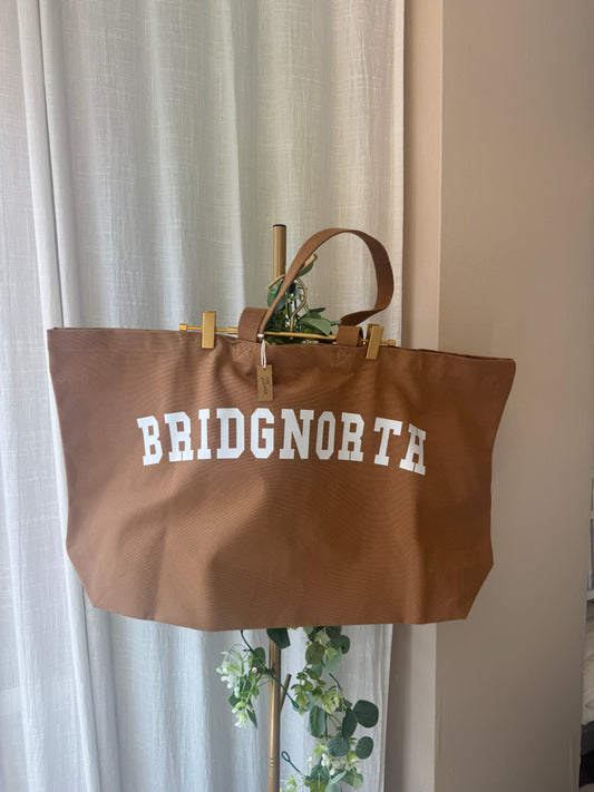 Oversized Tote | Custom Bridgnorth Tote | Organic Tote Bag