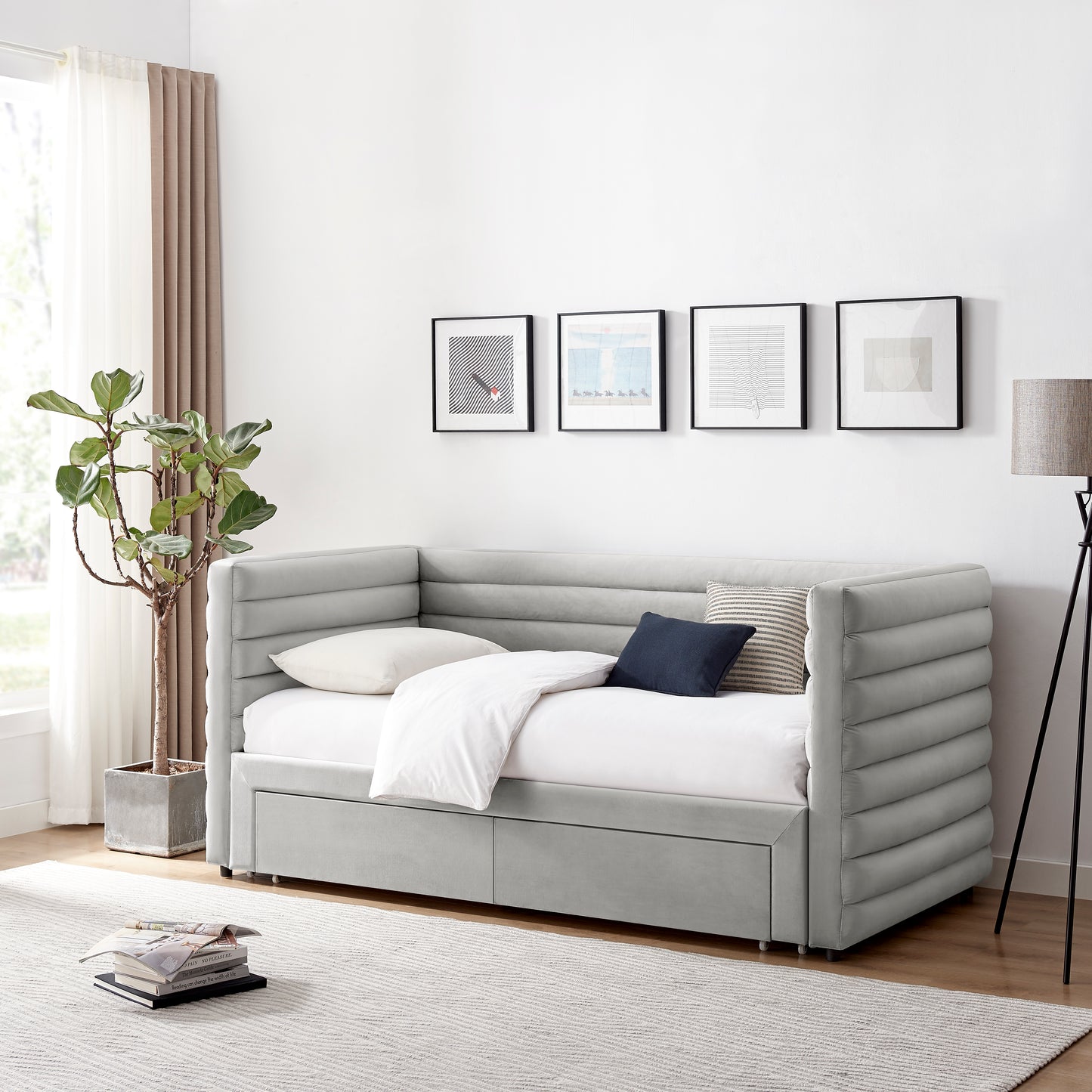 Bellatrix Daybed with Drawers - Bridgnorth Furniture
