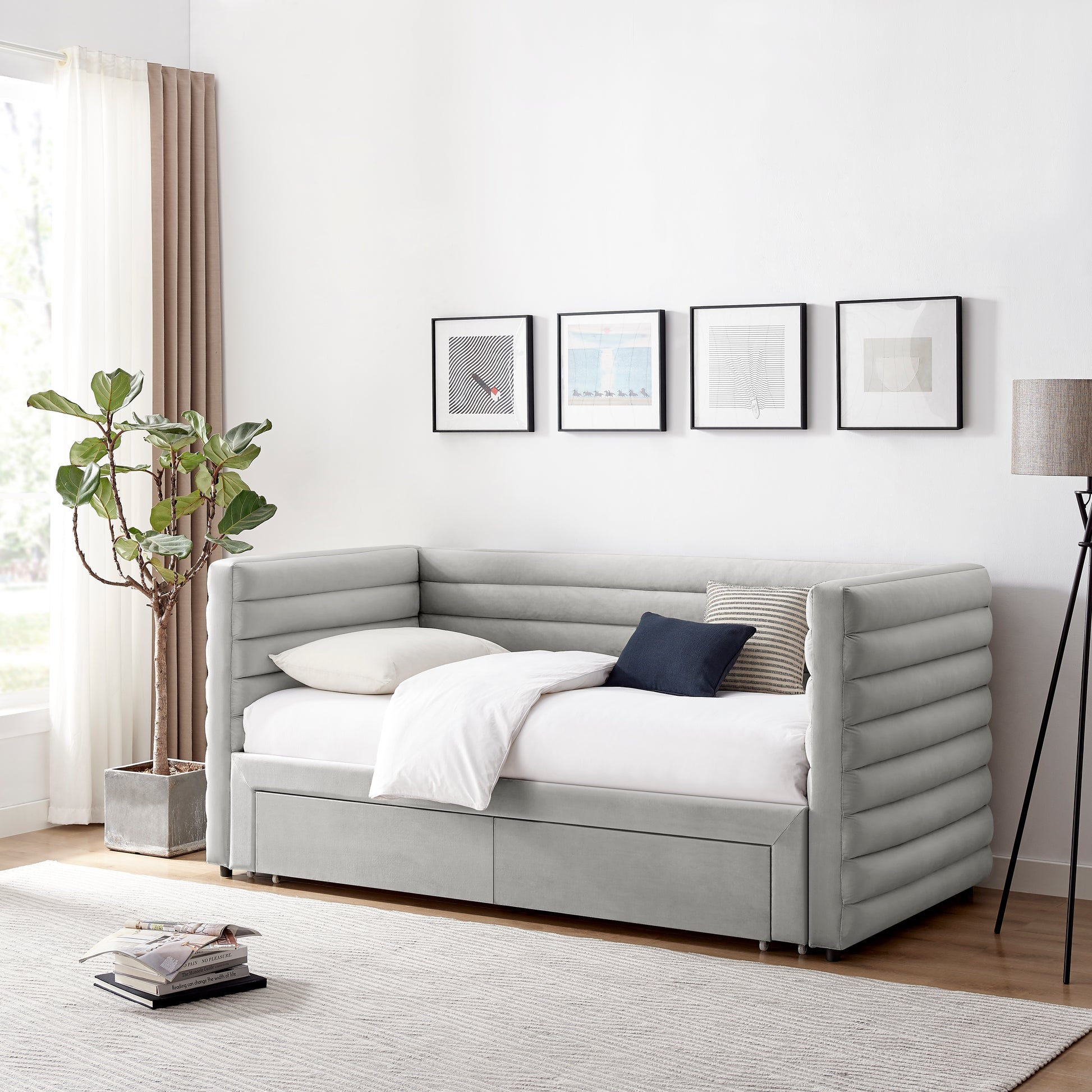Bellatrix Daybed with Drawers - Bridgnorth Furniture