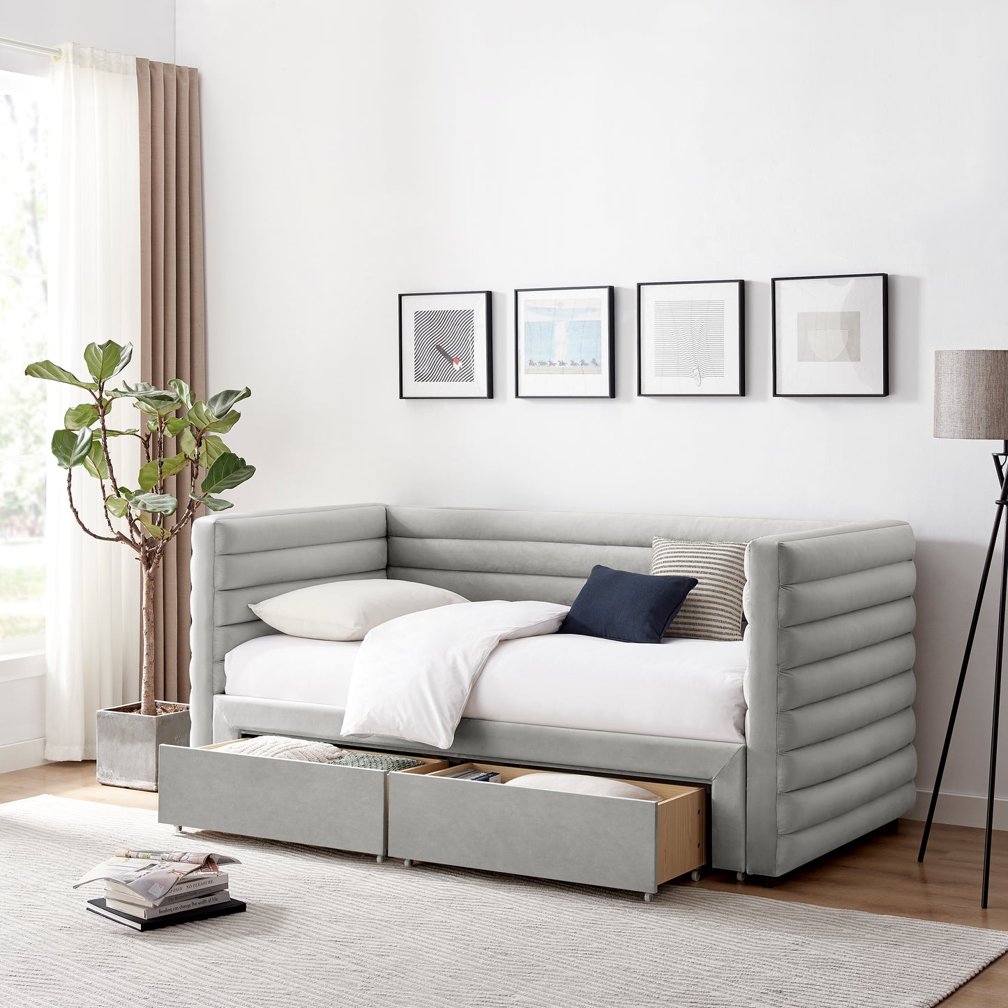 Bellatrix Daybed with Drawers - Bridgnorth Furniture
