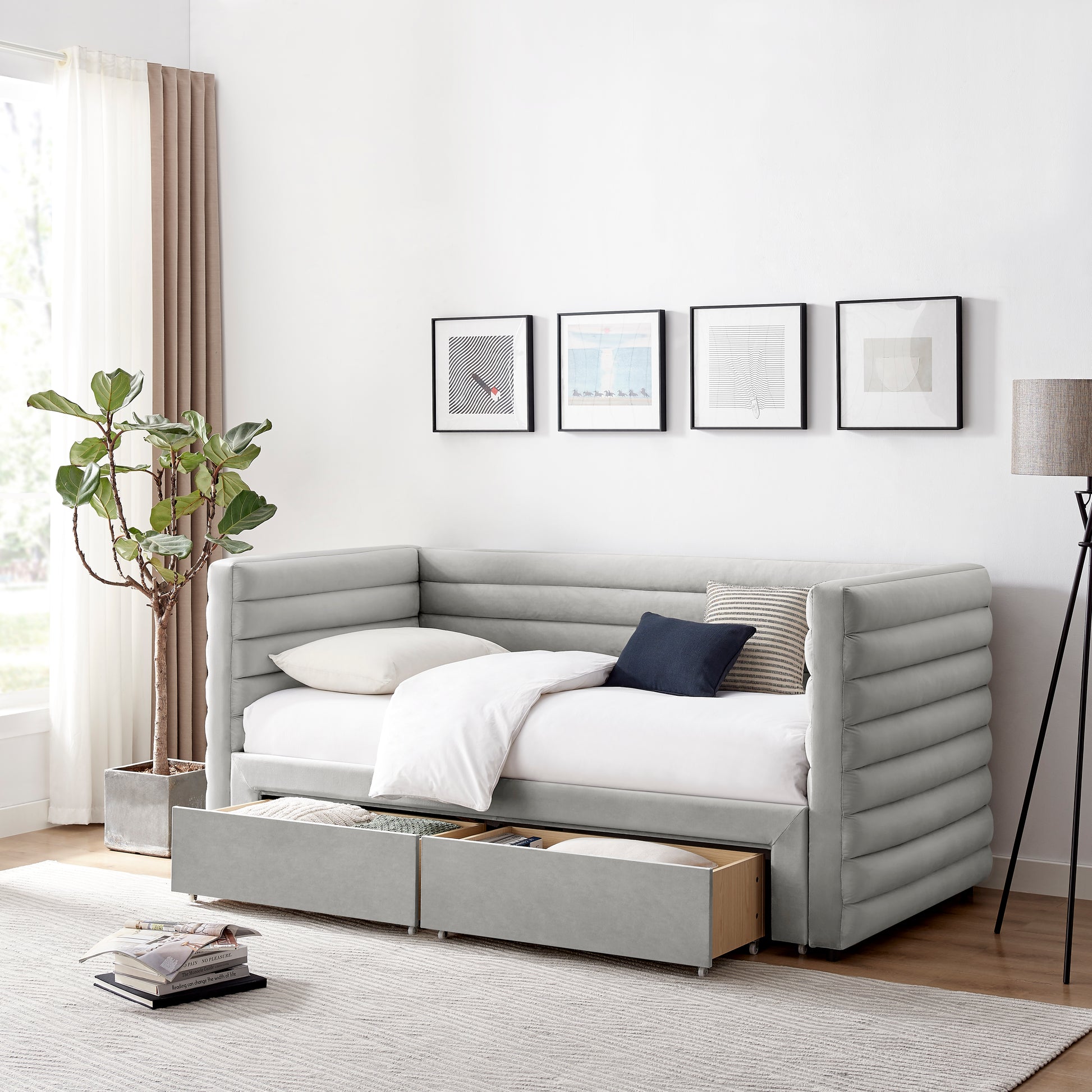 Bellatrix Daybed with Drawers - Bridgnorth Furniture