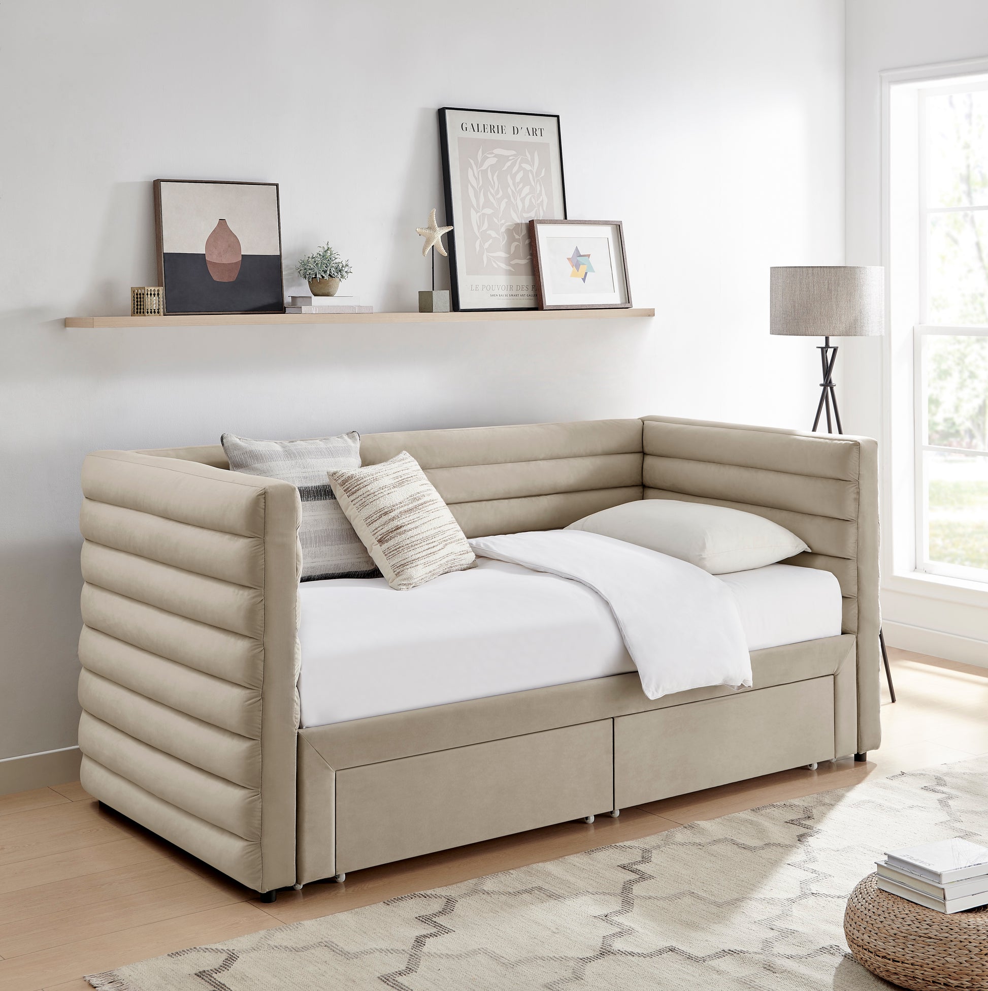 Bellatrix Daybed with Drawers - Bridgnorth Furniture