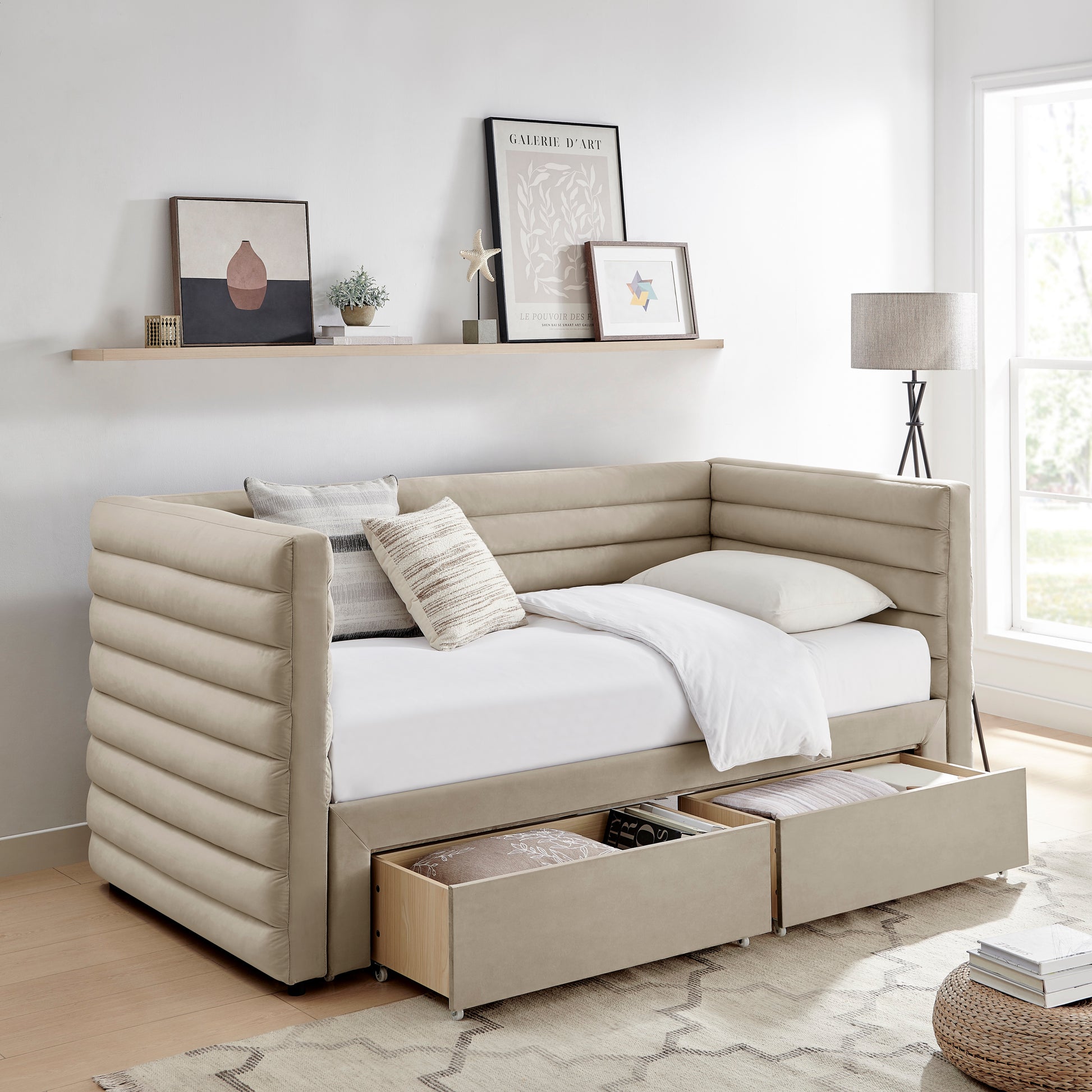 Bellatrix Daybed with Drawers - Bridgnorth Furniture