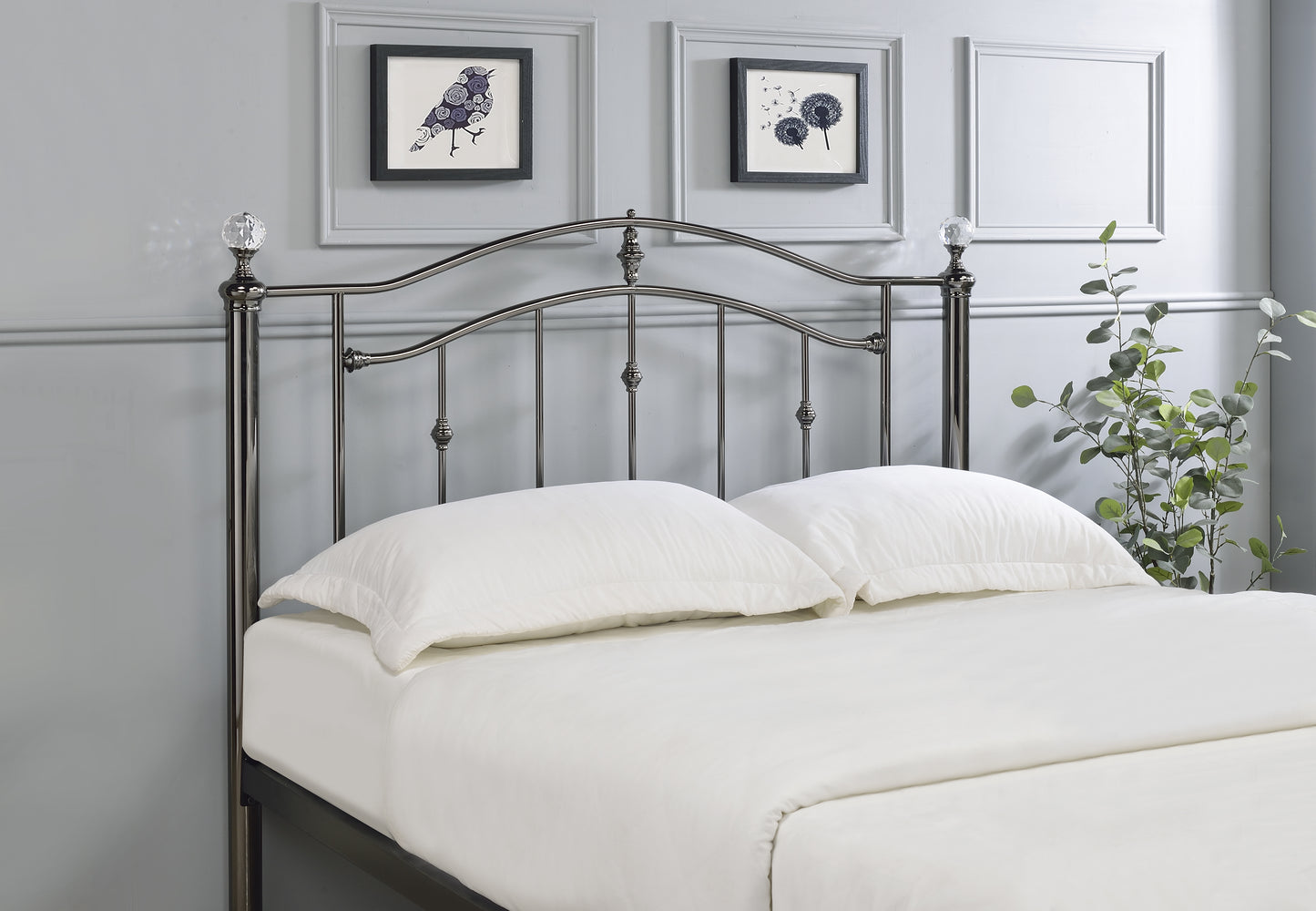 Callisto Chrome Bed Frame - Bridgnorth Furniture