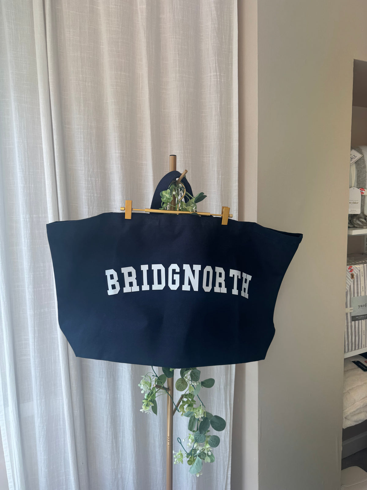 Oversized Tote | Custom Bridgnorth Tote | Organic Tote Bag