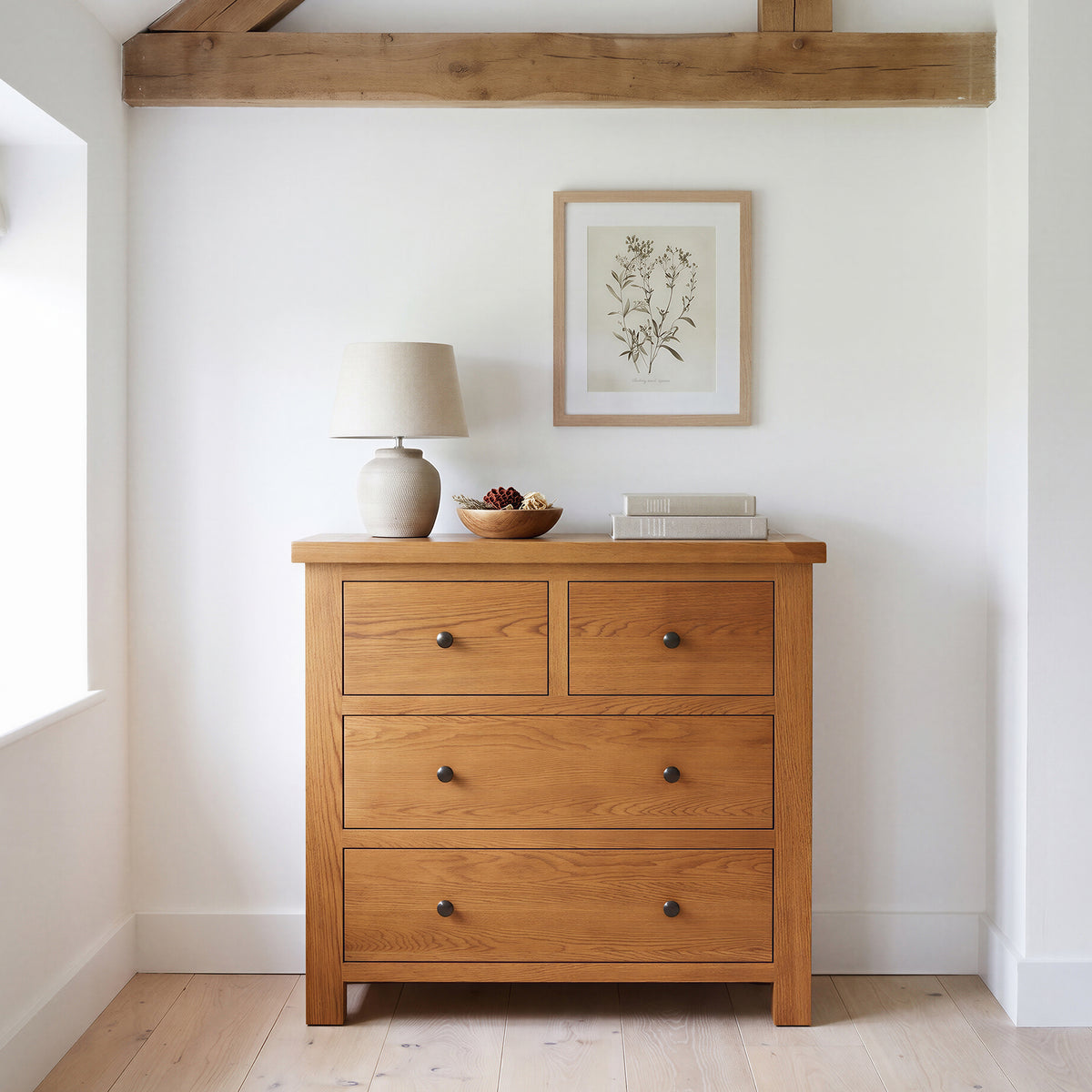 Drayton Rustic 2+2 Chest - Bridgnorth Furniture