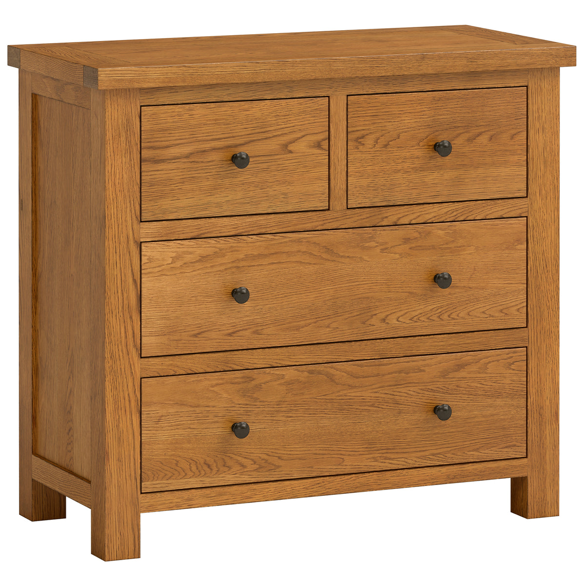 Drayton Rustic 2+2 Chest - Bridgnorth Furniture