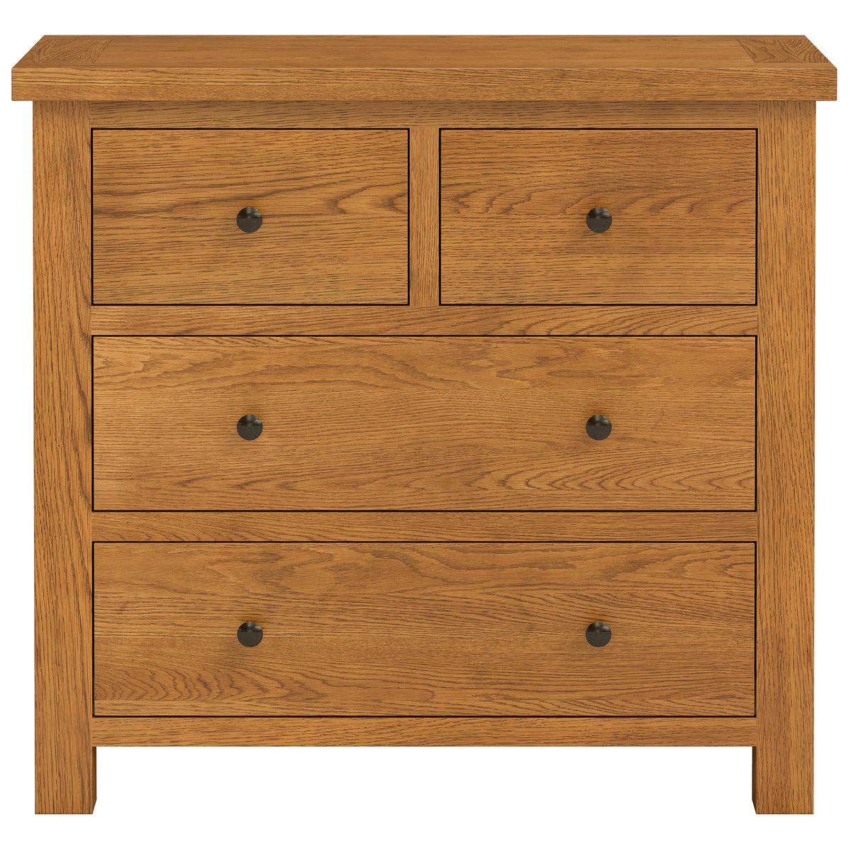 Drayton Rustic 2+2 Chest - Bridgnorth Furniture