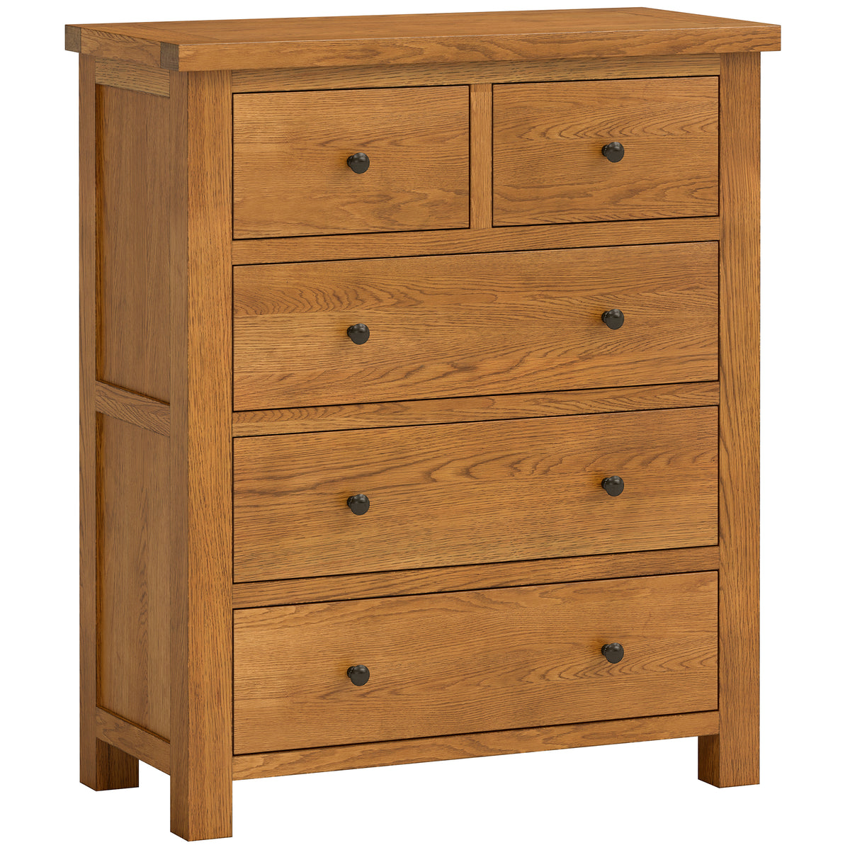 Drayton Rustic 2 + 3 CHEST - Bridgnorth Furniture