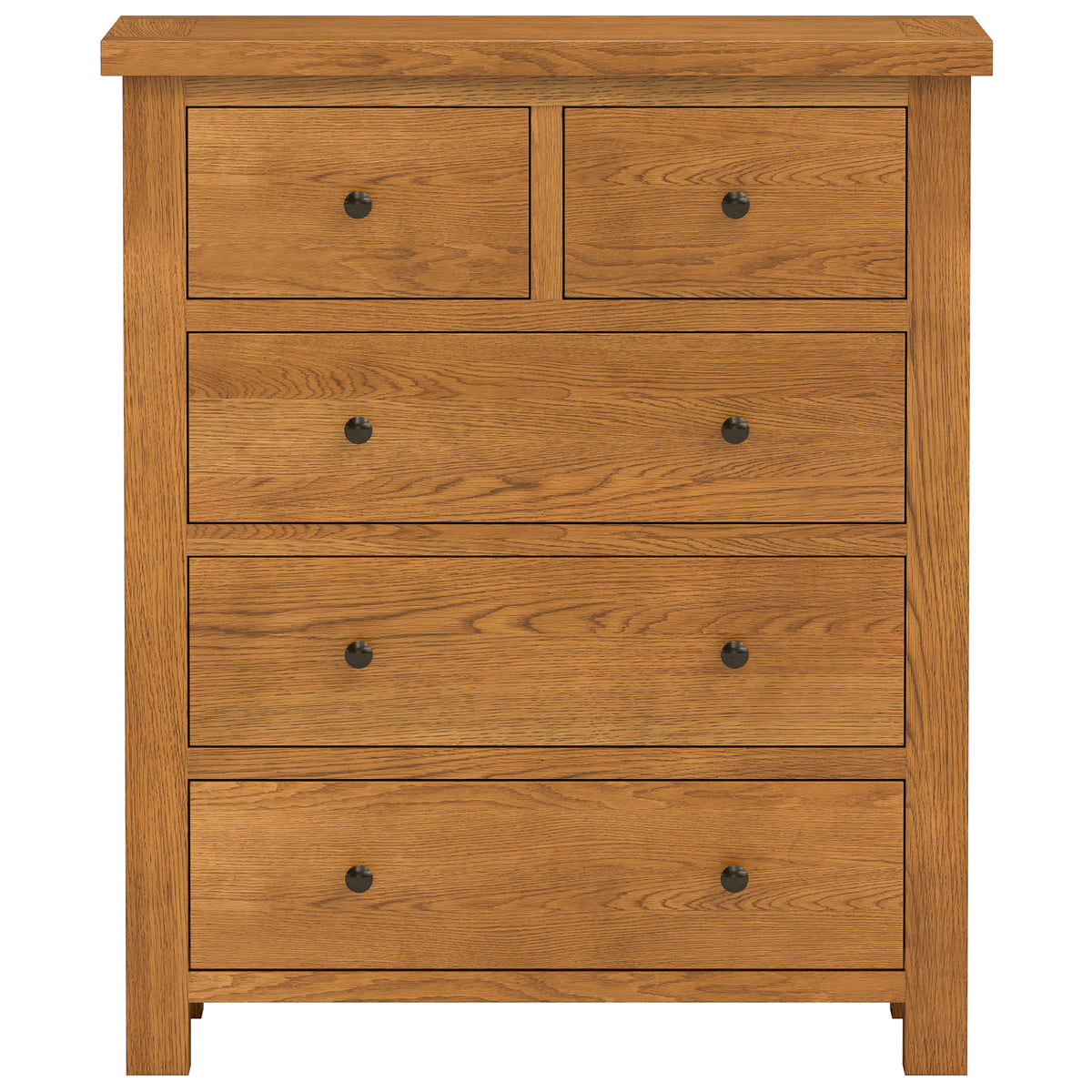 Drayton Rustic 2 + 3 CHEST - Bridgnorth Furniture