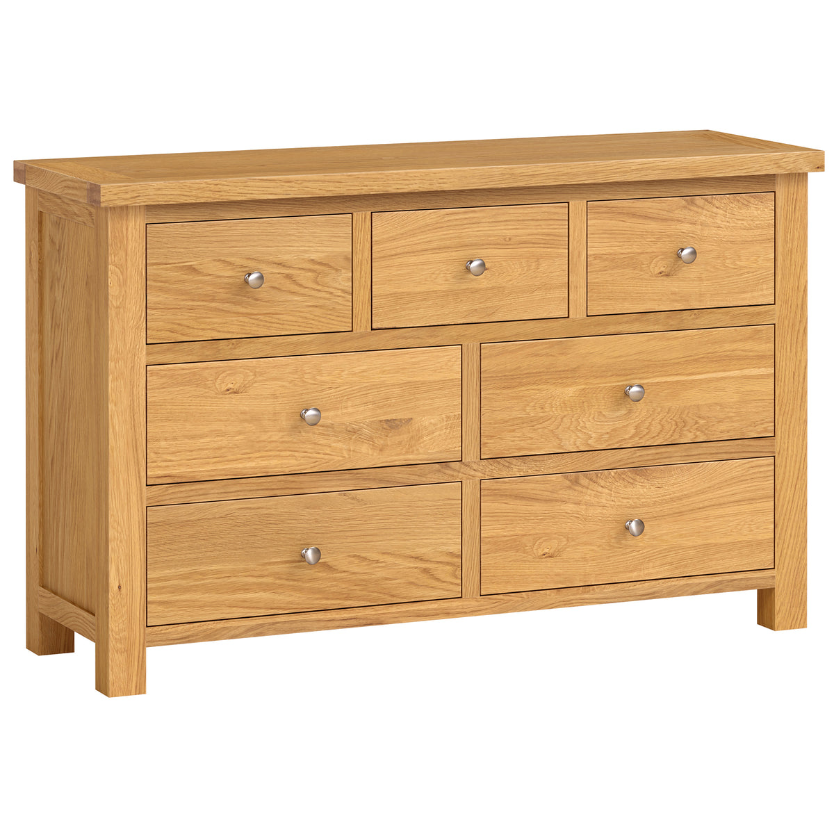 Drayton Oak 3 Over 4 Chest